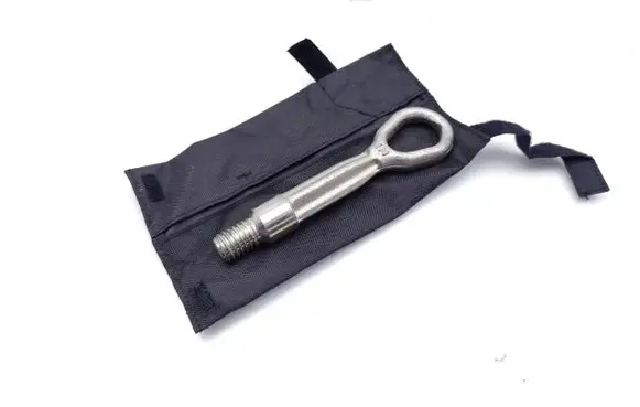 Towing hook eye