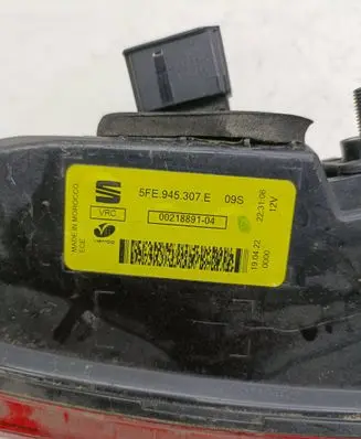 Seat Leon (5F) Tailgate rear/tail lights 5FE945307E