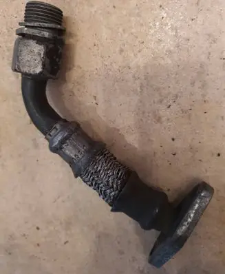 Volkswagen Caddy Turbo turbocharger oiling pipe/hose 038145736C