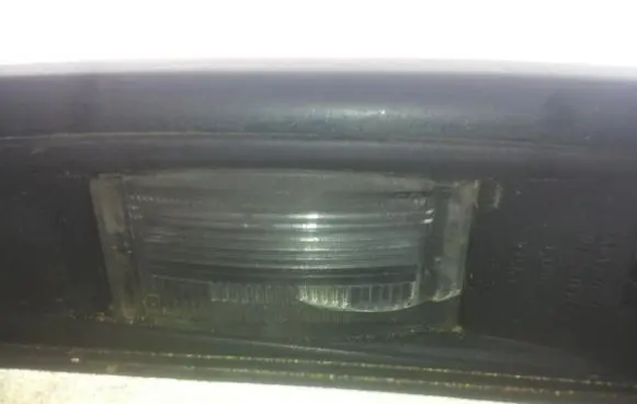 Ford Ka Number plate light