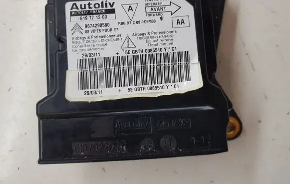 Citroen C5 Airbag control unit/module 9674290580