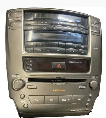 Lexus IS 220D-250-350 Radio/CD/DVD/GPS head unit 8612053400 FXMG9107ZT EJPK000946EW
