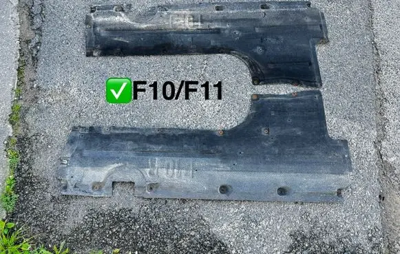 BMW 5 F10 F11 Side bottom protection 7207268 7207267 51757207267