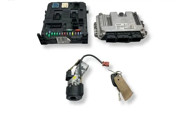 Citroen Berlingo Engine ECU kit and lock set 0281013872 9653958980 9664058980