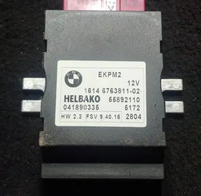 BMW 5 E60 E61 Fuel injection pump control unit/module 6763811 55892110 041890335