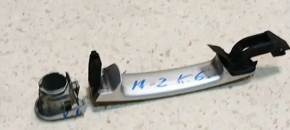 Audi A2 Rear door exterior handle 3B0837207