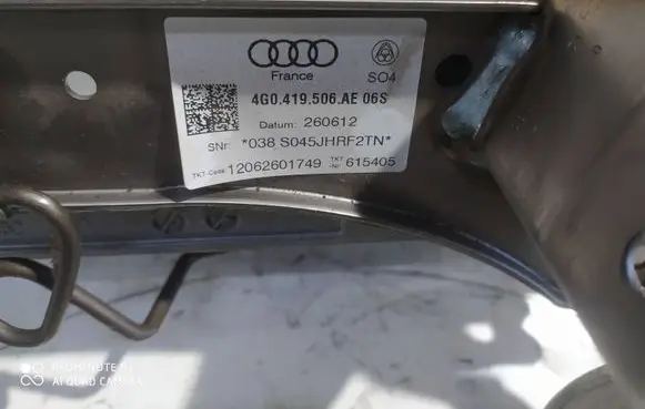 Audi A6 S6 C7 4G Steering wheel axle 4G0419506AE 260612 38S045JHRF2T