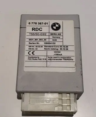 BMW X5 E70 Tire pressure control unit 677838701 053100100305