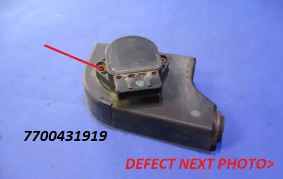 Renault Scenic I Accelerator pedal position sensor 7700431919