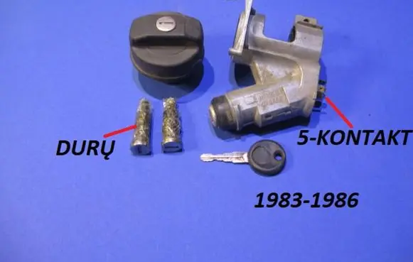Volkswagen Golf II Ignition lock 171905851