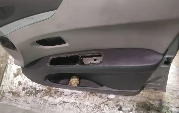 Subaru B9 Tribeca Front door card panel trim 
