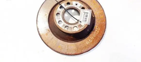 Audi A6 S6 C6 4F Rear brake disc neventiliuojamas