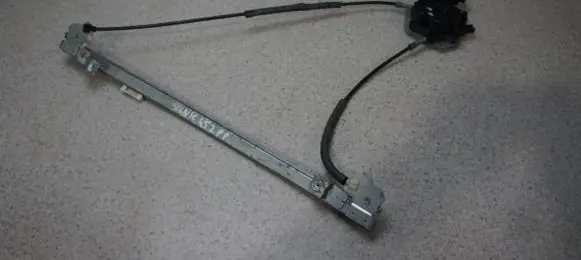Renault Scenic RX Front door window regulator with motor D334700 200710 454500018