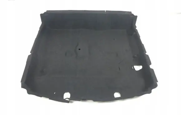 Volkswagen Touareg III Trunk/boot floor carpet liner 760863697B