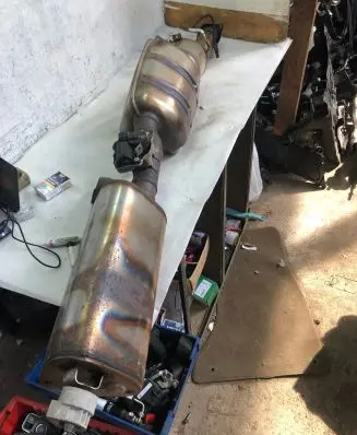 Mercedes-Benz GLA H247 Muffler/silencer A2474902203
