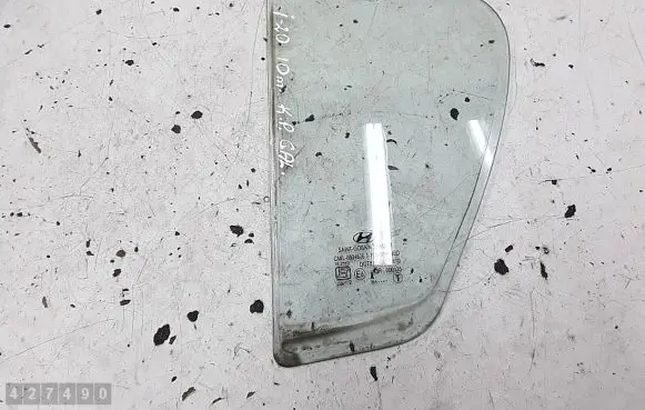 Hyundai i20 (PB PBT) Rear door window glass e643r000135