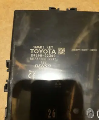 Toyota Auris E180 Other control units/modules 8999002360