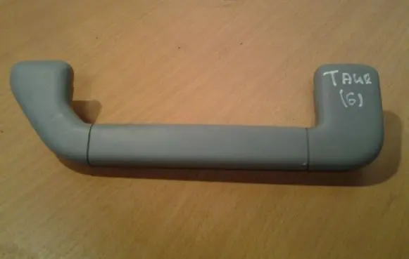 Volkswagen Touareg I Front interior roof grab handle 3D0857607