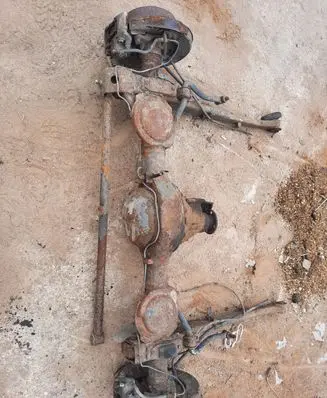 Mitsubishi Pajero Sport I Rear axle beam with reductor NOCODE