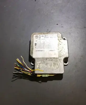 Volkswagen Touareg I Airbag control unit/module 1T0909605C 0038BD0CM19 09H025S1500
