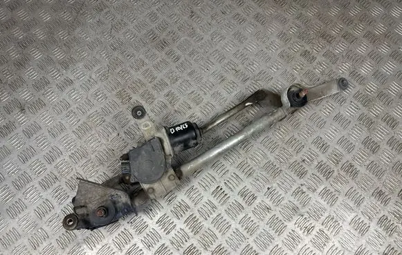 Front wiper linkage and motor