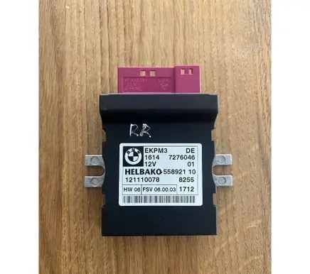 BMW 3 E92 E93 Fuel injection pump control unit/module 7276046 16147276046