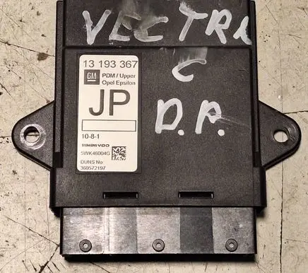Opel Vectra C Door control unit/module 13193367 360572197 5WK46004G