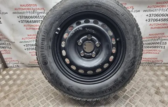 Skoda Octavia Mk2 (1Z) R15 spare wheel 1K0601027C