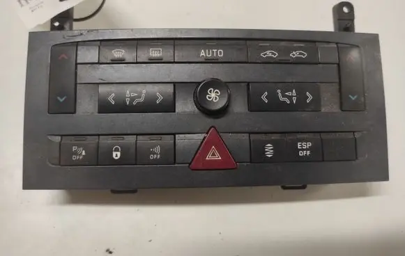 Peugeot 407 Climate control unit 96573322 96514887 96466848