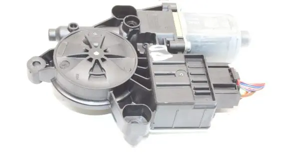 Volkswagen Polo VI Front door window regulator with motor 2Q2959405