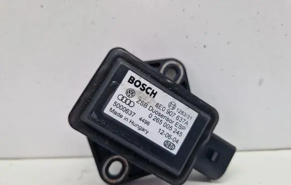 Audi A6 S6 C5 4B ESP acceleration yaw rate sensor 8E0907637A 0265005245