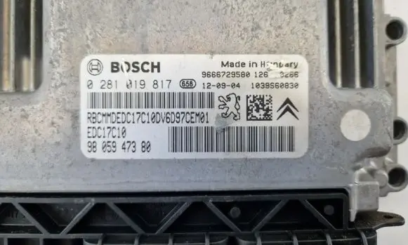 Peugeot Partner Engine control unit/module 0281019817