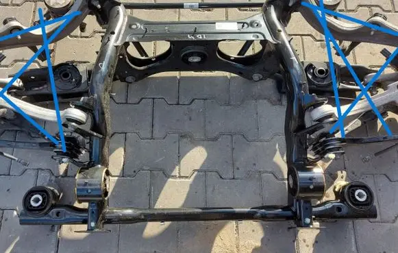 Volkswagen ID.4 Rear axle beam with reductor 11A500025-JLK01