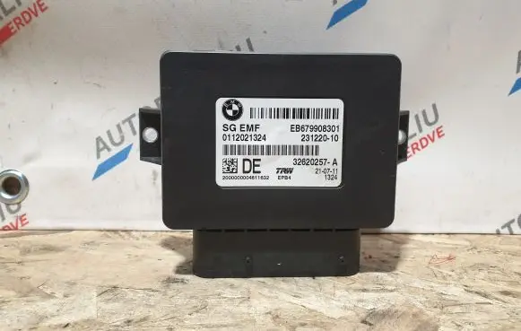 BMW 6 F12 F13 Rear brake EMF control unit/module 6799083 32620257