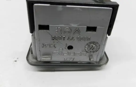 Peugeot Partner Interior lighting switch 9607449080
