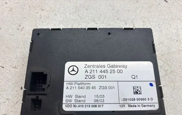 Mercedes-Benz A W169 Gateway control module A2115403545 A2114452500