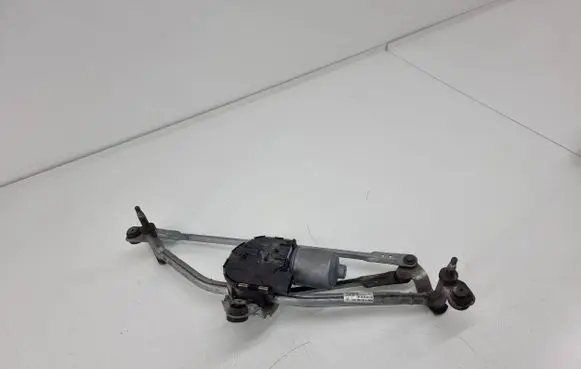 Front wiper linkage and motor