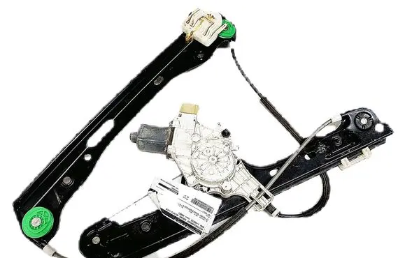 Front door window regulator with motor