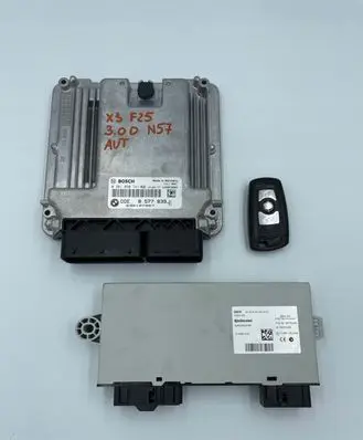 BMW X3 F25 Engine ECU kit and lock set 8577839 0281030741