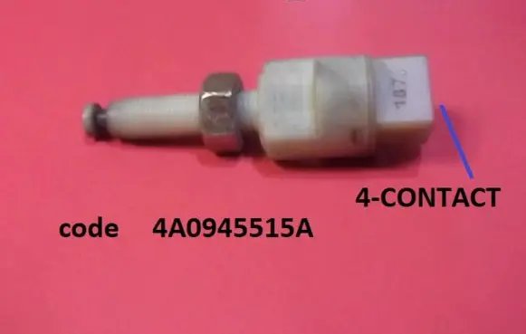 Audi A4 S4 B5 8D Brake pedal sensor switch 4A0945515A