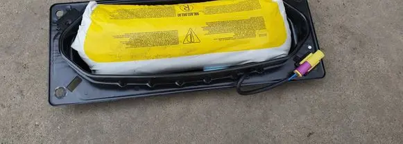 Front door airbag
