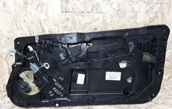 Front door window regulator with motor