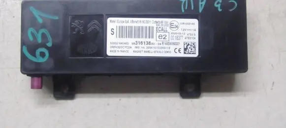 Citroen C3 Aircross Other control units/modules 9831613880