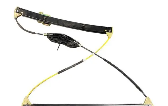 Front door window regulator with motor
