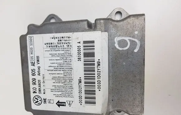 Volkswagen Scirocco Airbag control unit/module 1K0909605AE 5WK44011