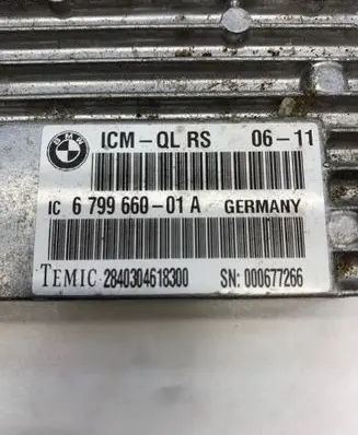 BMW 5 F10 F11 Other control units/modules 6799660 000677266 2840304618300