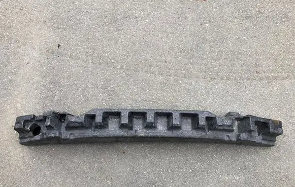 Front bumper foam support bar