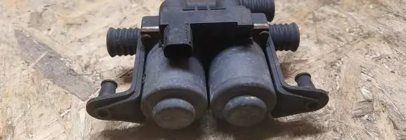 Coolant heater control valve
