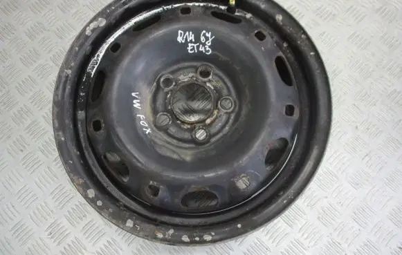 Volkswagen Fox R14 steel rim 