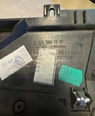 Mercedes-Benz S W221 Other dashboard part A2216801387 2216801387